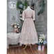 Miss Point Sally's Garden 2.0 Lotus Sleeve Empire One Piece(Reservation/Full Payment Without Shipping)
